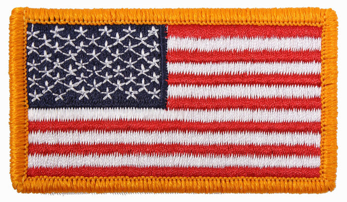 RWB American Flag Hook & Loop Patch