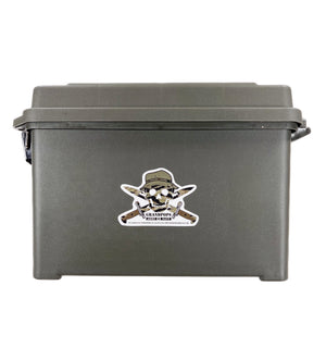 Plastic 50 Cal Ammo Dry Box W/ Interior Light