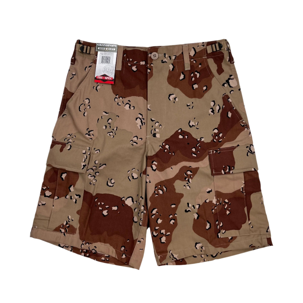 Tru-Spec Chocolate Chip Camo BDU Tactical Shorts – GRANDPOPSARMYNAVY