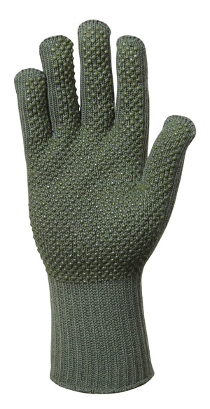 OD Green USMC TS-40 Gripper Dot Knitted Glove Liners