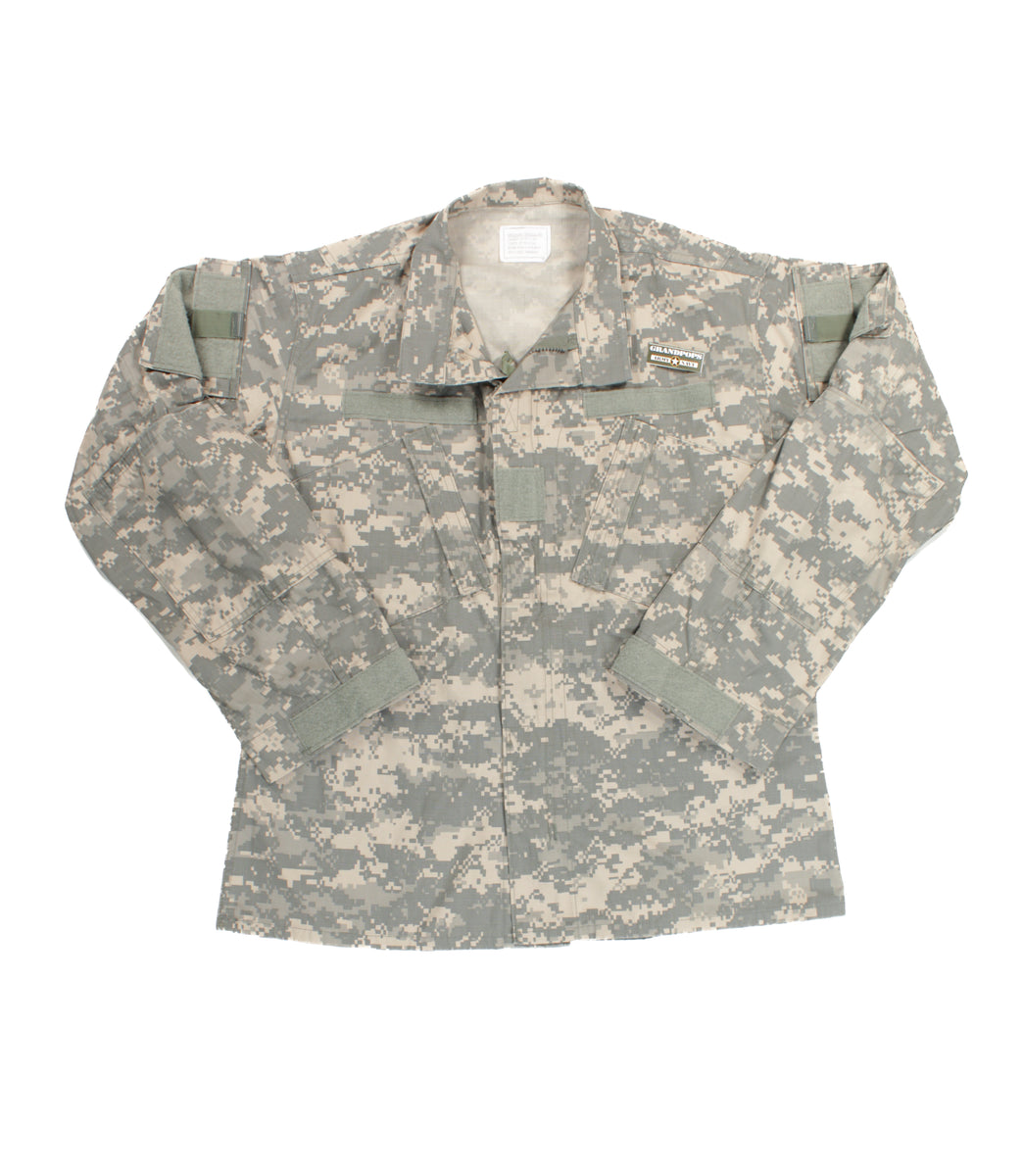 U.S. Army ACU Digital Jacket 50% Nylon / 50% Cotton Rip-Stop –  GRANDPOPSARMYNAVY