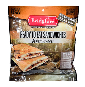 Bridgford Foods MRE Apple Turnover FRESH Dessert 2 Pack USA MADE