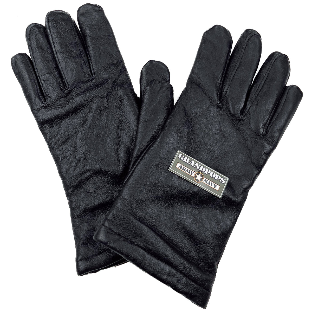 U.S. Military Original Black Lined Leather Dress Gloves 6 / New U.S. Military Original Black Lined Leather Dress Gloves 6 / New