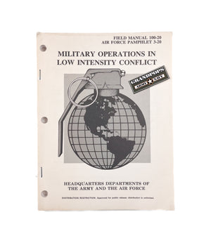FM 100-20 Military Operations IN Low Intensity Conflict Manual USED