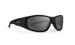 Epoch Salerno Black Frame 100% UVA/UVB Protection Polarized Smoke SunGlasses