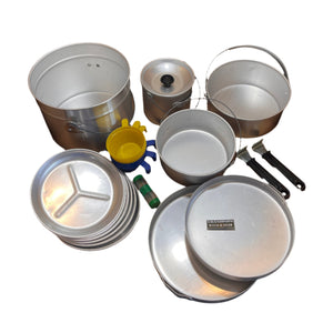Camping Party 20pc Aluminum Cook Set