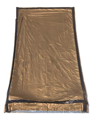 Bronze Emergency Aluminized PE Sleeping Bag