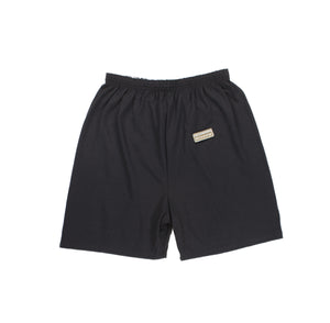 Soffe Adult Heavyweight 50/50 Short W/ Drawstring Black
