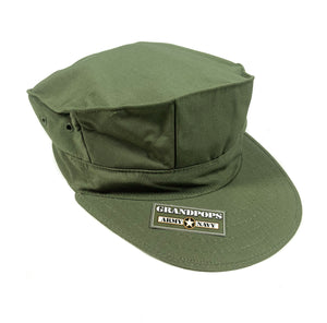 USMC OD Green 8 Point 2-ply Nylon Cotton Ripstop Top Stitch No Insignia