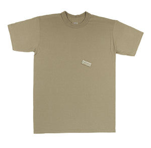 AR 670-1 Military Tan 499 Shirt 100% Cotton Ring Spun Crew Neck Irregulars