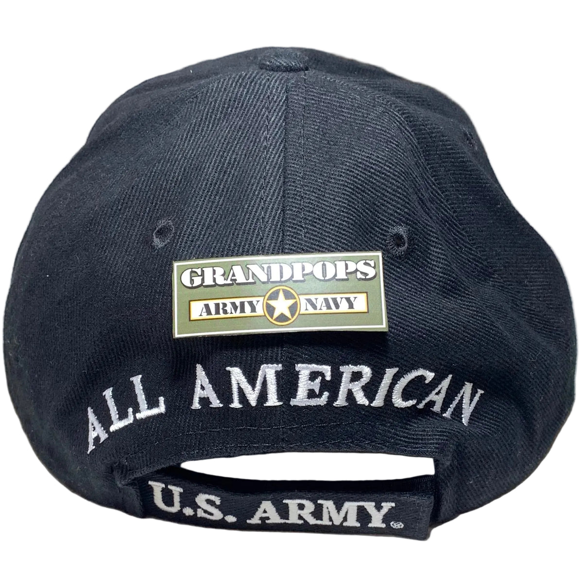 U.S. Army 82nd Airborne Black Low Profile Baseball Cap