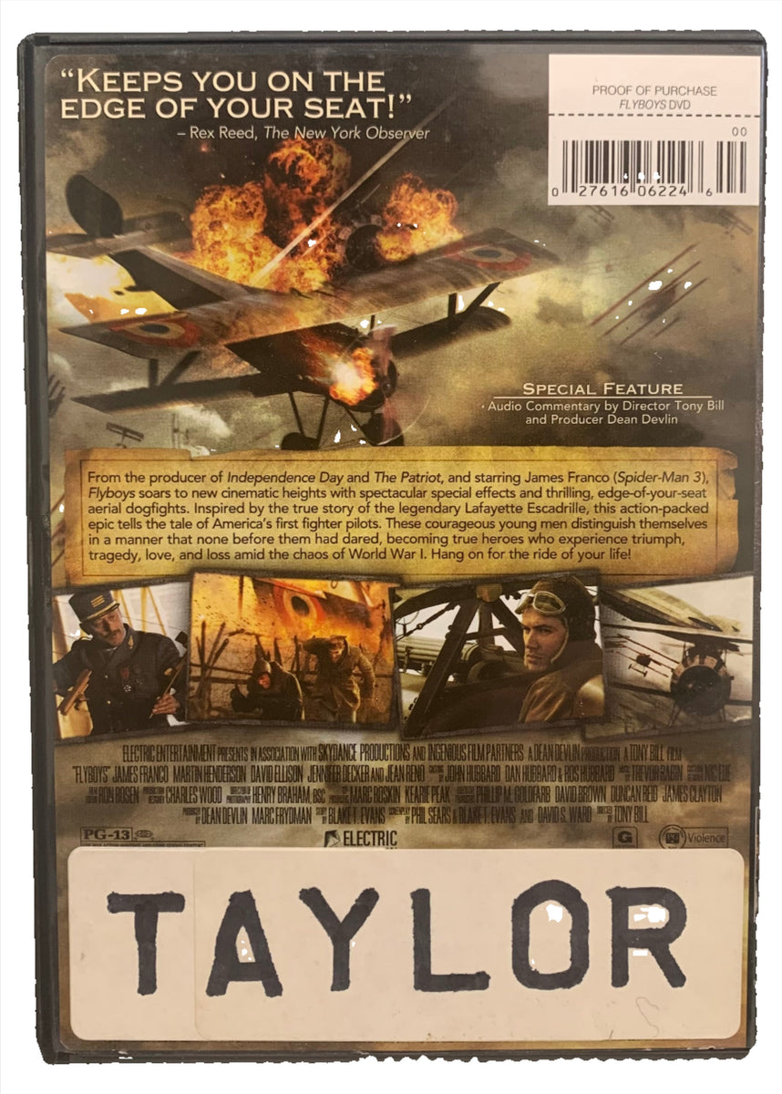 Flyboys DVD – GRANDPOPSARMYNAVY