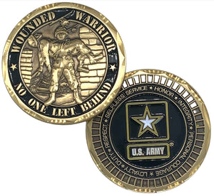 Wounded Warrior U.S. Army Challenge Coin
