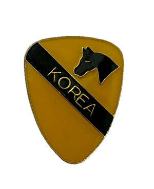 1st Calvary Division Korea Insignia Pin