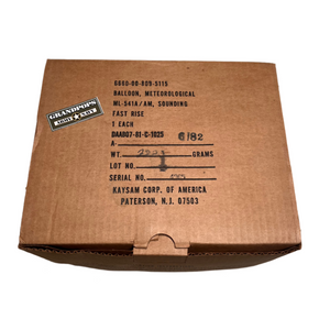 U.S. Military Original Cold War Weather Chinese Russian UFO Spy Balloon