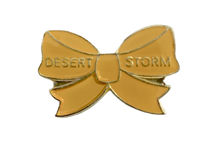 Desert Storm Yellow Ribbon Pin