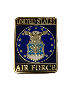 USAF Rectangle Emblem Pin