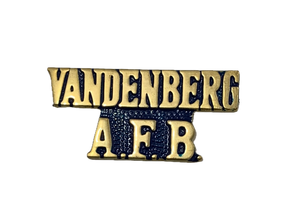 USAF Vandenburg AFB Script Pin