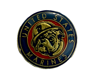 Vintage USMC Bulldog Emblem Pin