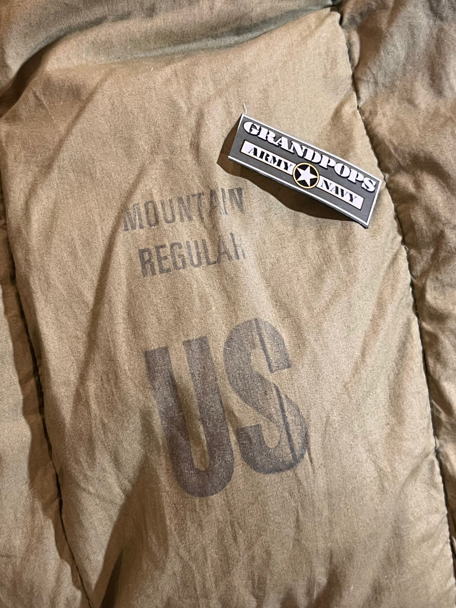 U.S. Military Original M-1949 Mountain Down Sleeping Bag