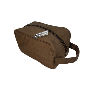 Olive Drab Canvas Travel Kit