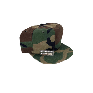 M81 Woodland Twill Trucker Snapback Baseball Cap USA MADE