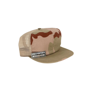DCU 3-Color Desert Camo Rip-Stop Mesh Trucker Snapback Baseball Cap USA MADE