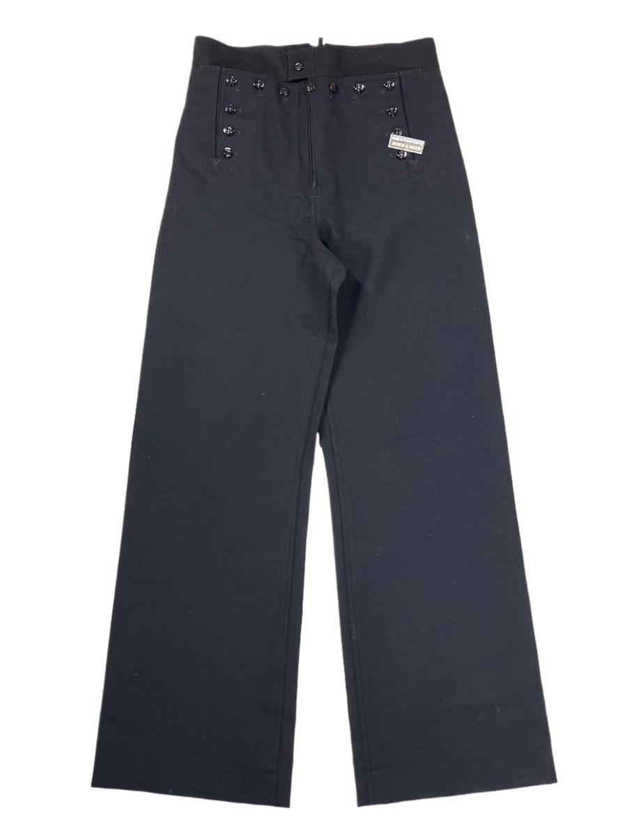 U.S. Navy Blue 13 Button Dress Trousers 100% Wool Cracker Jack Uniform