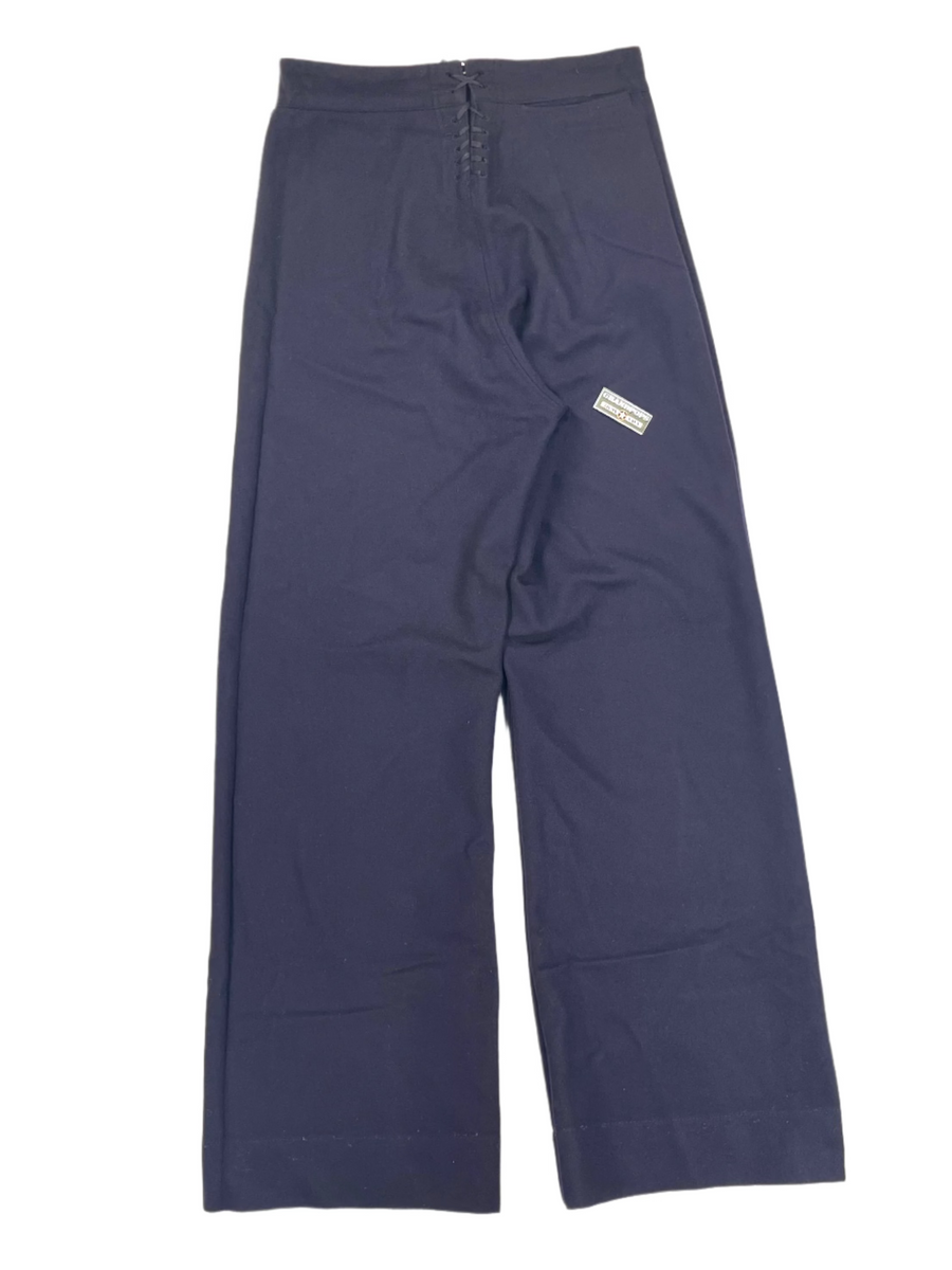 U.S. Navy Vietnam War 13 Button Blue Dress Trousers 100% Wool Cracker