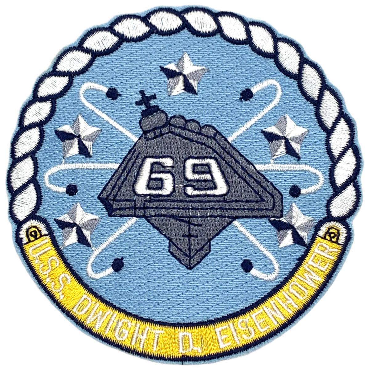 U.S. Navy CVN-69 USS Dwight D. Eisenhower Patch – GRANDPOPSARMYNAVY