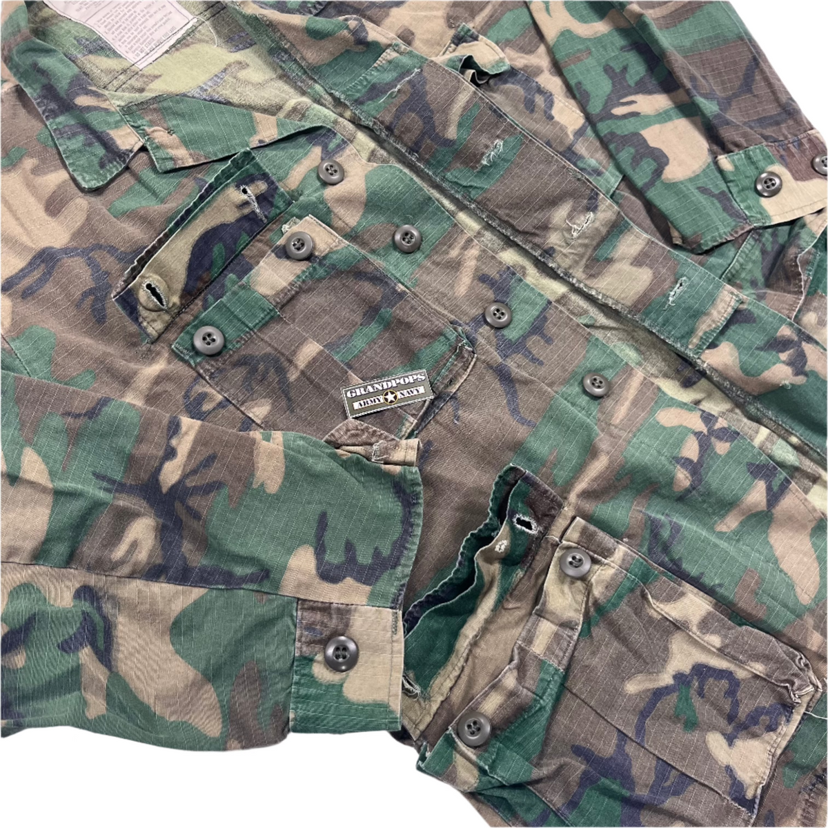 U.S. Military Cold War Era Highland ERDL Camouflage 100% Rip-Stop