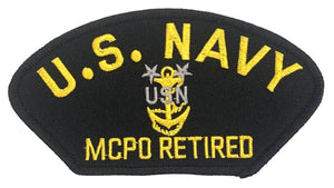 U.S. Navy MCPO Retired Hat Patch