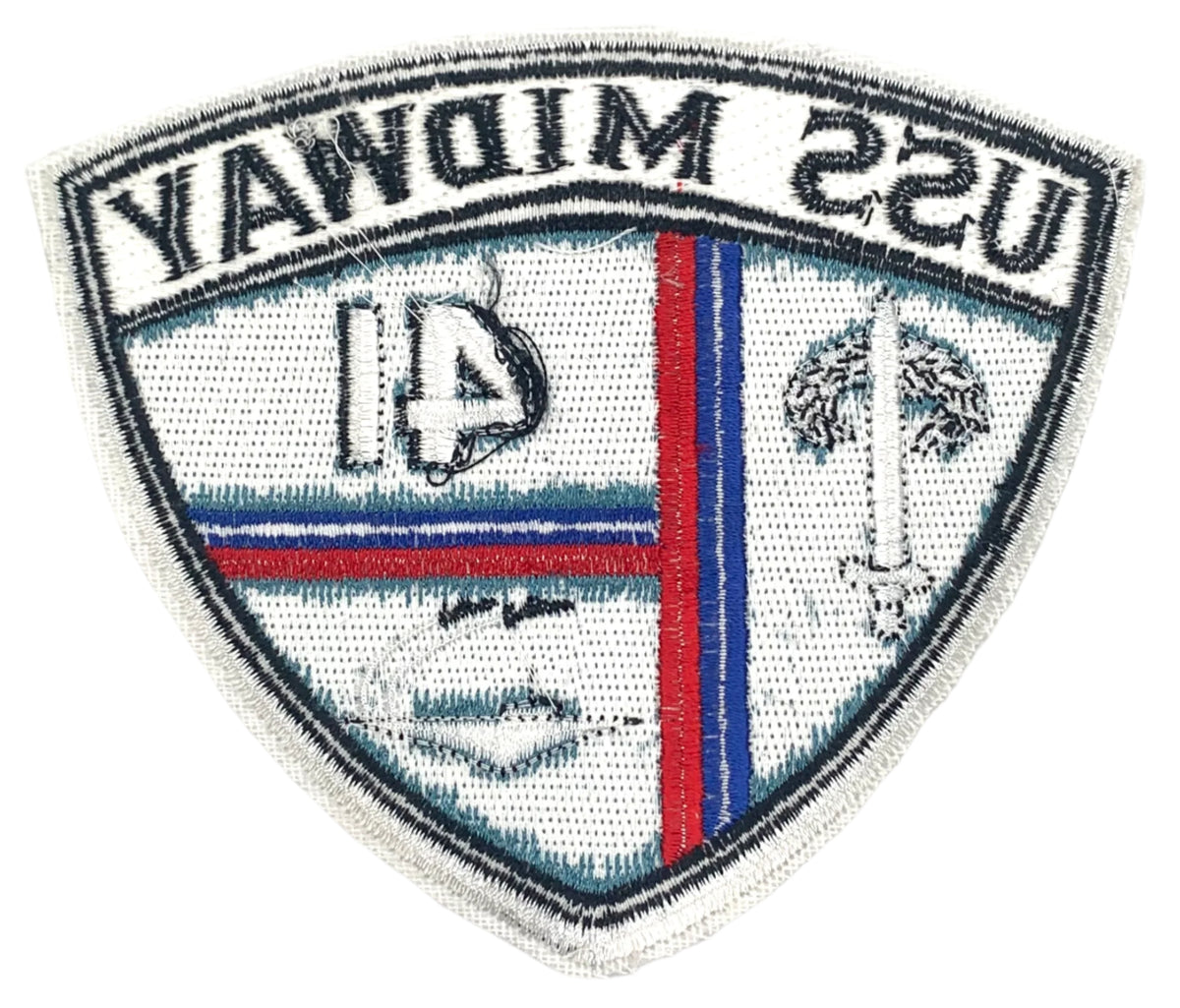 U.S. Navy USS Midway CV-41 Patch – GRANDPOPSARMYNAVY