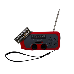 Emergency Dynamo Pocket Radio Flashlight Powerbank Combo Kit