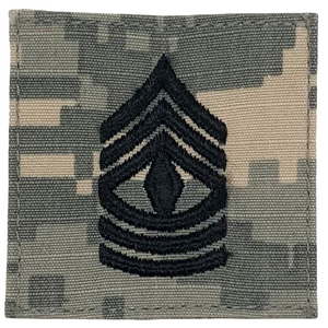 U.S. Army E-8 First Sergeant ACU Regulation Rank Patch