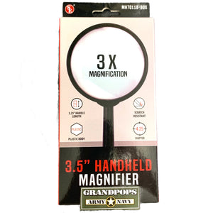 Glass Lens Hand Held Magnifying Glass