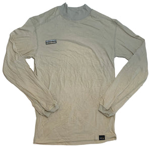Khaki Cordura Baselayer 60/40 Blend Long Sleeve T-Shirt USA Made Seconds