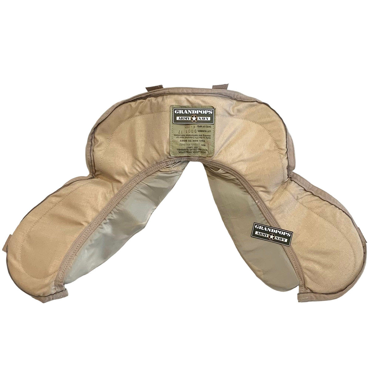 U.S. Military DCU Yoke and Collar OTV Interceptor Body Armor