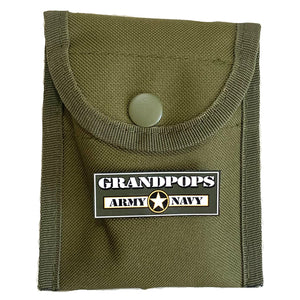 Classic Military Style Sewing Kit w/ OD Green ALICE Compass Pouch