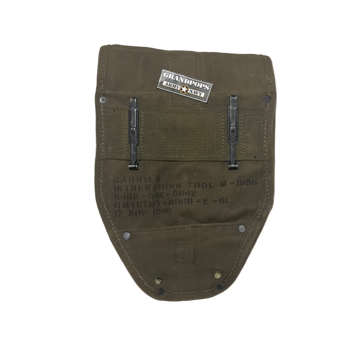 U.S. Vietnam War Original M1956 Entrenching Tool Shovel Cover U.S. Vietnam War Original M1956 Entrenching Tool Shovel Cover