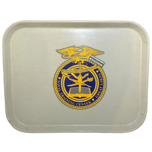 U.S. Navy Great Lakes Naval Training Center Mess Tray with a 'Grandpops Army Navy' logo
