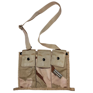 U.S. Military 3-Color Desert DCU Camo 3 Pocket M16 5.56 Bandolier
