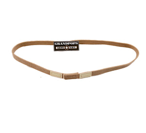 U.S. Military Khaki Desert Elastic Cateye Helmet Band W/ Luminous Tape