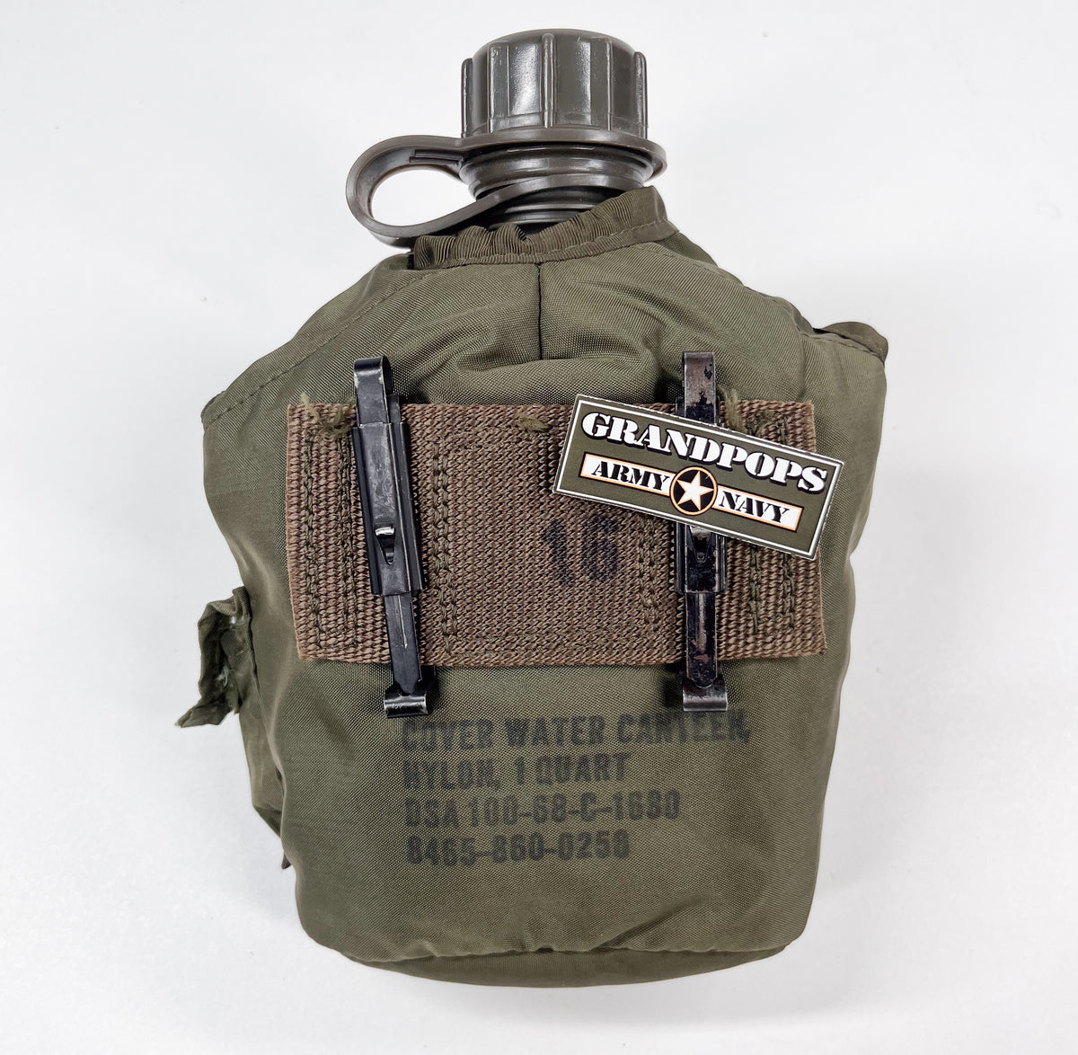 U.S. Vietnam War 1 QT M67 Nylon OD Green Canteen Insulated