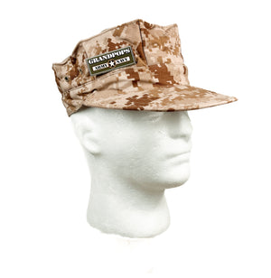 USMC MARPAT Desert Cap 8 Point 2 Ply Top Stitch No EGA