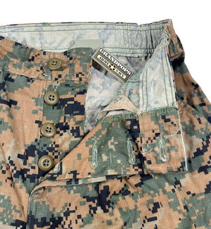 USMC Woodland MARPAT Digital Camo Twill Trousers