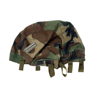 U.S. Military M81 Woodland Camo PASGT Helmet Cover USED