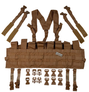 U.S. Marine Corps Coyote Brown TAP Tactical Assault Panel Chest Rig Kit USA MADE NEW
