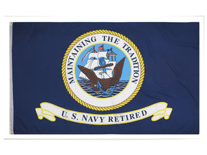 United States Navy Retired Flag 3' x 5'