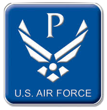 USAF U.S. Air Force P (Parents) Pin